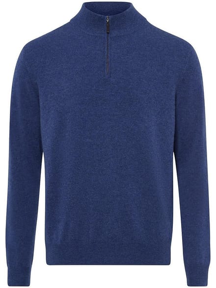 Troyer 100% kasjmier Van Peter Hahn blauw