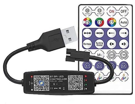 LED Strip Controller met Bluetooth en Muziek Sync