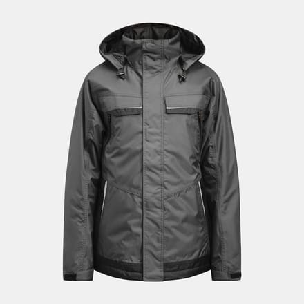 Jobman 1384 Winter Jacket 65138436 - Donkergrijs/Zwart - S