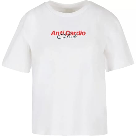 Dames-T-shirt Miss Tee Anti Cardio Club