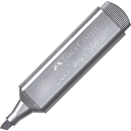 Faber-Castell tekstmarker - Metallic Zilver - markeerstift - FC-154661