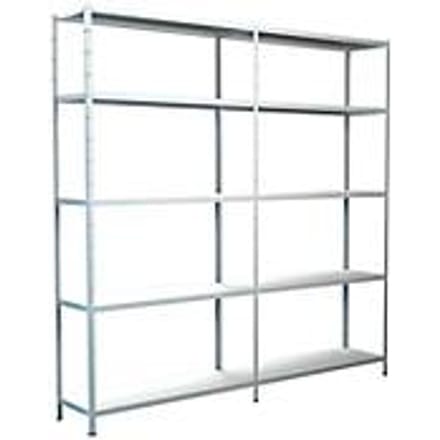 Legborden zonder grendels, H 2000 x B 2000 x D 350 mm, wit