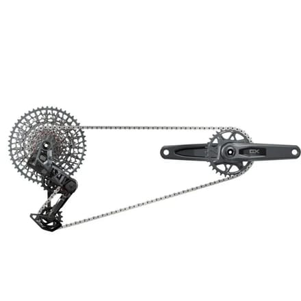 Volledige groep Sram GX T-TYPE Eagle AXS WIDE DUB DM 175 MM 32D (10-52)