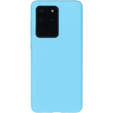 Mocaa Samsung Galaxy S20 Ultra Telefoonhoesje Slim-Fit  Lichtblauw