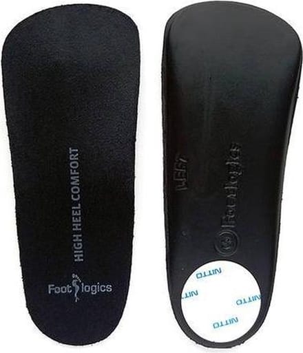 Footlogics High Heel Inlegzolen - M - Zwart