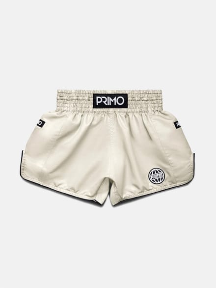 Primo Muay Thai Shorts - Alta Series - Cream S