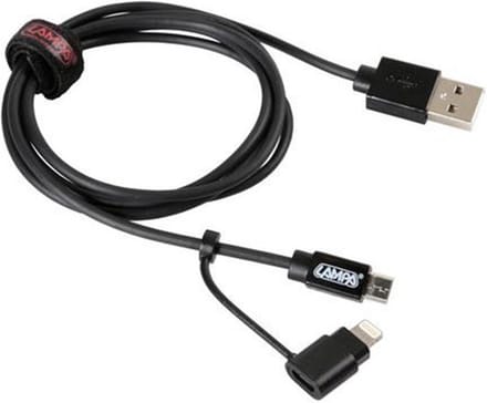USB naar iPhone en micro USB