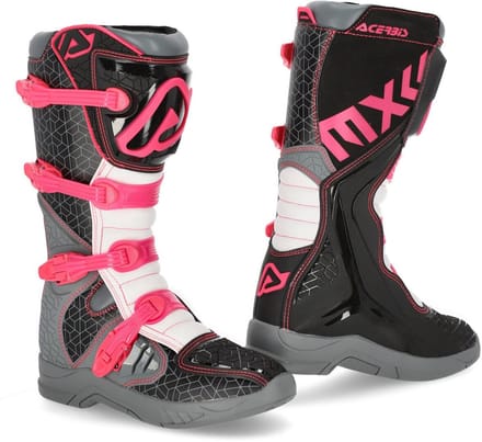 Acerbis X-Team Zwart Roze Crosslaarzen - Laars