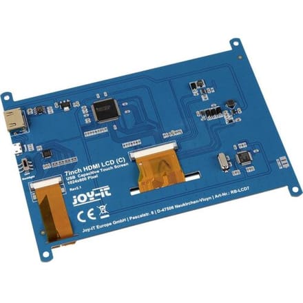 Joy-it RB-LCD7.2 Touchscreenmodule 17.8 cm (7 inch) 1024 x 600 Pixel Geschikt voor serie: Raspberry Pi®