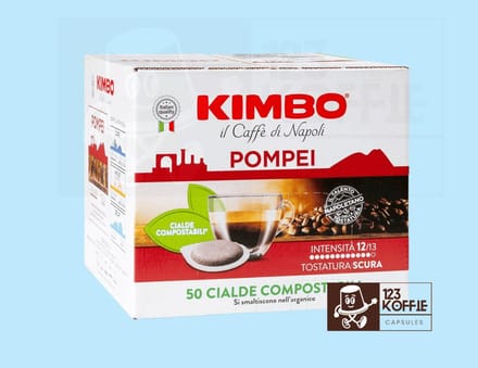 Kimbo Pompei - ESE Servings (50 st.) - Koffiepads 44mm