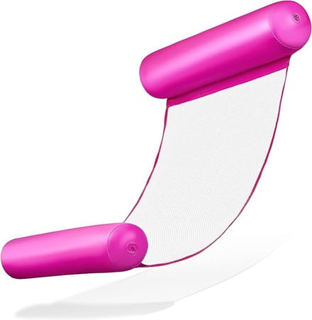 WaterHangmat - Waterspeelgoed- Zwembad - Opblaasbaar - Roze