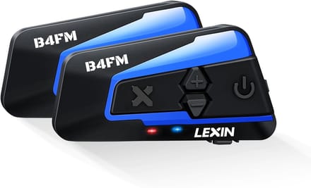 Bluetooth Motorfiets Intercom - Communicatiesysteem voor 10 Motorrijders - IP67 Waterdicht