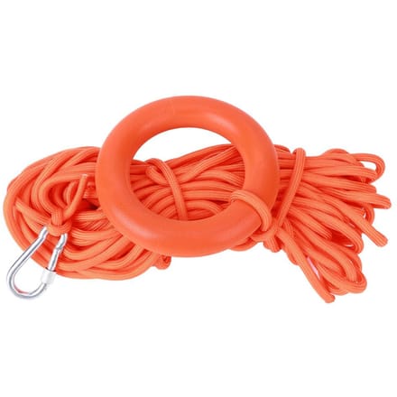 10mm Diameter 30m Levenslijn Niet-Reflecterend Veiligheidstouw met Trekring red