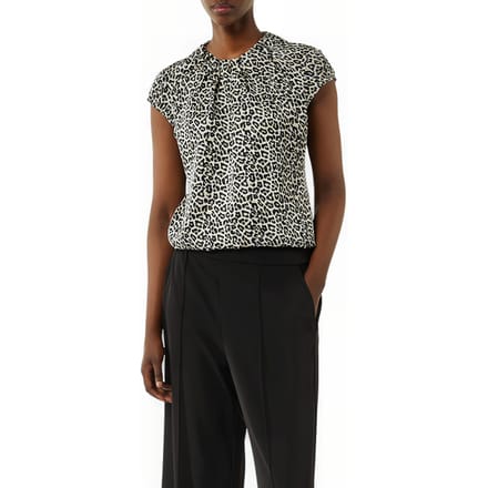 Satin Blouse met Patroon Dames COMMA