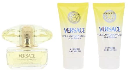 Parfumset voor Dames Versace YELLOW DIAMOND 3 Onderdelen