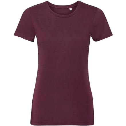 Dames-T-shirt Russell Athletic Pure Organic