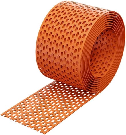Dakgril - Ventilatie rooster - Dak ventilatie - Vogelwering - 5 meter - Roodbruin