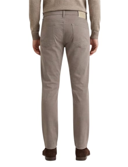 Brax Pantalon 5-p bruin katoen effen