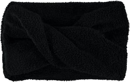 Sarlini Snood Fluffy Teddy Colsjaal Zwart