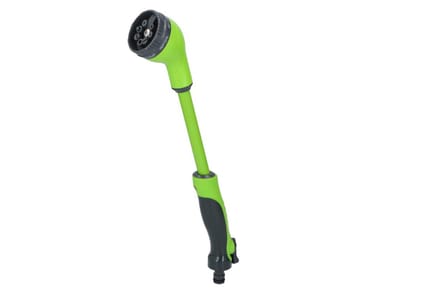 Kinzo 3-Delige Sproeikop Set Tuinslang - Spuitpistool, Sproeipistool en Uitschuifbare Sproeikop 15" - 8 Sproei Standen - Aansluiting Tuinslang - Groen/Zwart