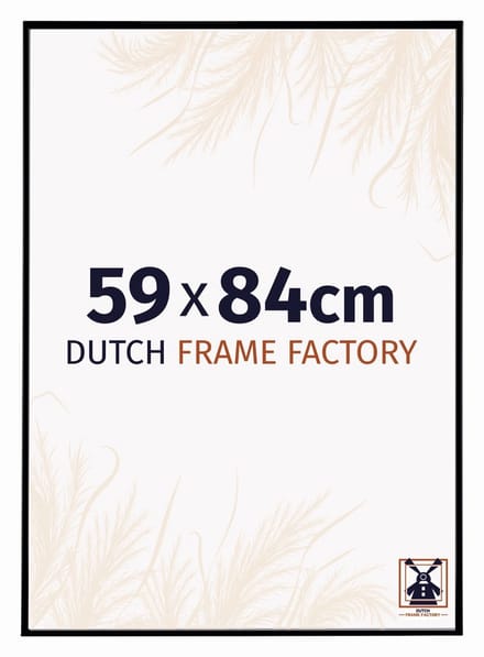 Fotolijst 59x84 cm - Kunststof - Zwart Mat - Easy