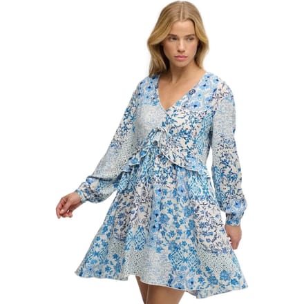 Dames geweven mini-jurk met volants Superdry