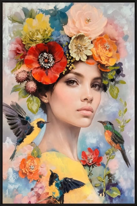 Driesprong collection - Wall art flora 82x122 cm