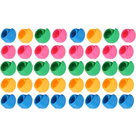 40 Stuks Spoelknuffels Clip Silicone Kleurrijk Spoelclips voor Naaigaren Accessoires green