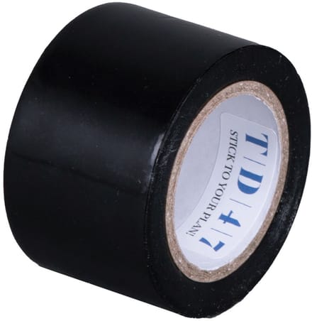 TD47 Professional PVC Isolatietape 38mm x 10m Zwart