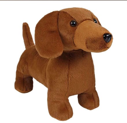 Teckel pluche knuffel hond 33cm zacht speelgoed Take Me Home.