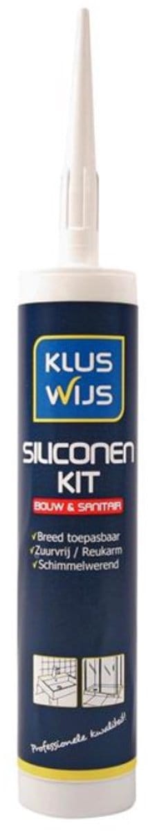Huismerk siliconenkit sanitair - transparant - 310 ml - neutraal