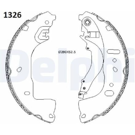Remschoenen  DELPHI LS2197