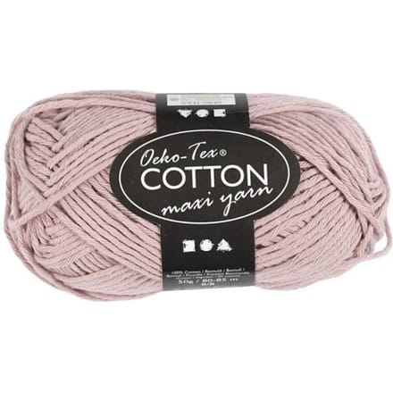 Creativ Company Cotton yarn Size 8/8 L: 80-85 M Lavender - 50gr.