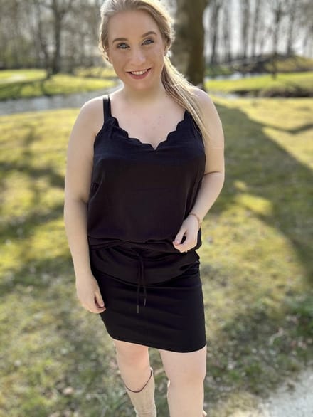ONLY CARMAKOMA - CARDEBBIE SINGLET WVN NOOS - Dames - Blouses