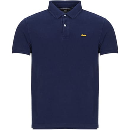 Superdry Classic Pique Poloshirt Relaxed Pasvorm Blauw Grootte: M