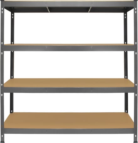 Q-rax stellingkast - grijs - 160x60x160 cm - 350 kg/plank