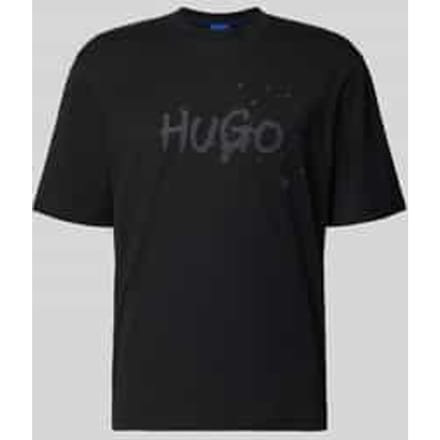 Regular fit T-shirt van pure katoen model 'NIEROFIX_U261'
