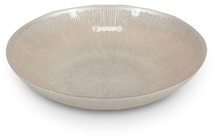 S|P Collection Sierschaal 33xH6cm glas pearl Cosmo