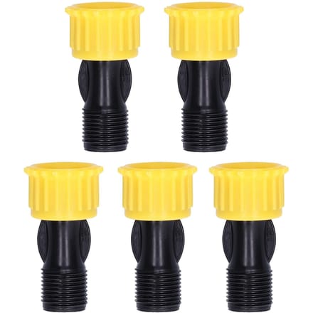 5 Stuks G3/8 Buitendraad Spuitmond 4-Gats Rechte Spuitmond Elektrische Spuitmachine Accessoires black