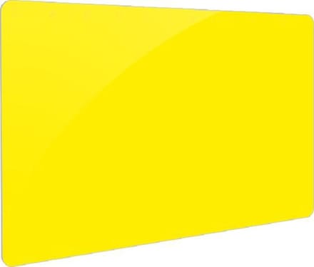 Gekleurde PVC kaart - geel