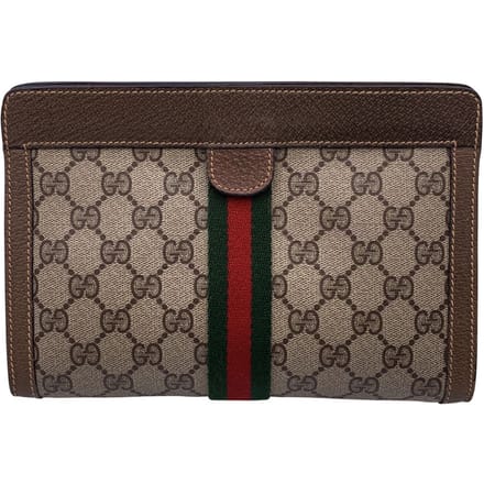 Gucci Vintage stoffen clutch Ophidia