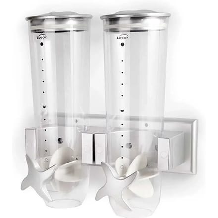 Dubbelwandige graandispenser Lacor 2x1,5 L