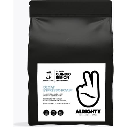 Alrighty Colombia Decaf Espresso 250g