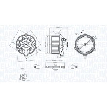 Binnenventilator MAGNETI MARELLI 069412742010