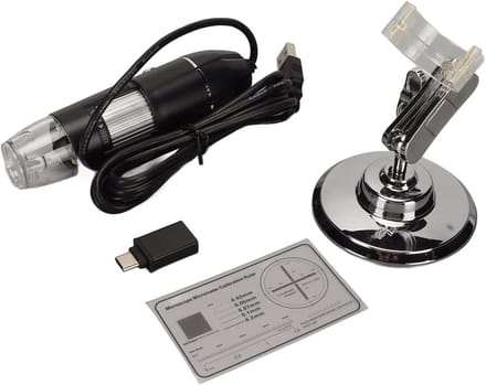 1600X HD Resolutie Vergroting Draagbare Handmicroscoop - 8 LED Lichten - Elektronische Digitale Microscoop voor Android Windows .
