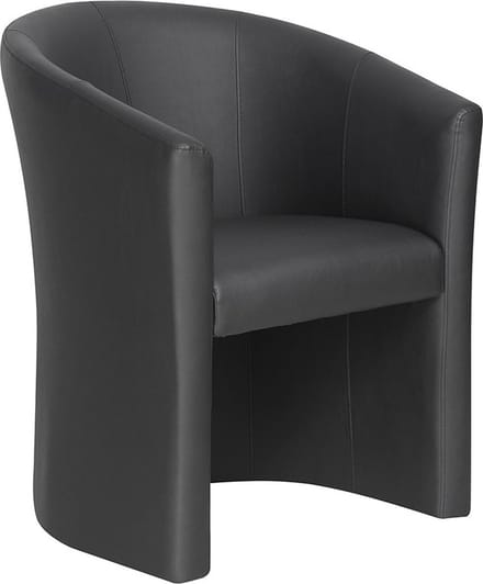 Interiax Kuipzetel Fauteuil Sophia Zwart PU