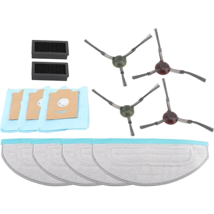 Vervangingsaccessoireset voor Yeedi CC Cube Robotstofzuiger Niet-geweven stof Dweilpad Filter white