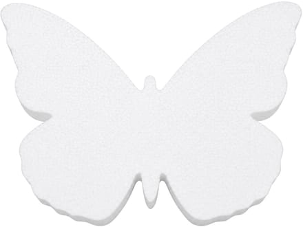 Piepschuim vormen - vlinder - 1x - H20 x B27 cm - styropor hobby / DIY vorm - basis knutselfiguren