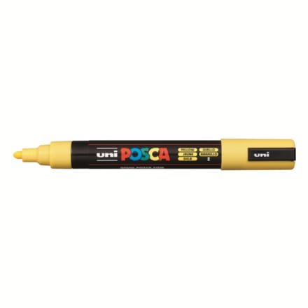 Posca marker met conische punt schrijfdikte medium geel