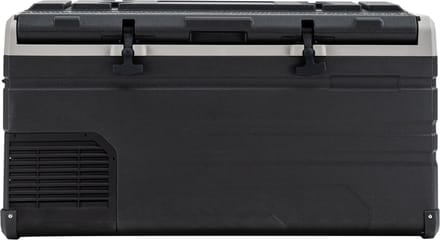Steamy-E Single Zone Elektrische Compressor Koelbox - Single Zone - 96 liter - 12V en 230V - voor auto en camping - Frigobox - Zwart